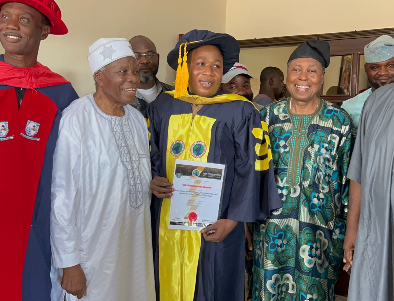 Sunday Igboho bags Honorary Doctorate Degree In War And Peace Studies